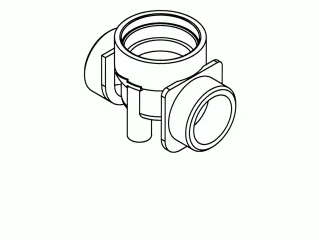 Schell Aufnahmegehäuse für Kartuschenventil L=68mm 3/4" AG 015040099