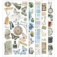 Ciao Bella Aufkleber Art Stickers "Eastern Journey", 5 Blatt
