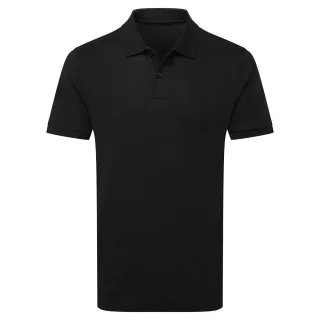 Asquith & Fox - "Premium" Poloshirt für Herren, Mercerisierte Baumwolle (Schwarz)