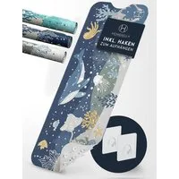 Homerella Badematte rutschfest Kinder - 100% BPA frei Inkl. 2 Haken zum Aufhängen 100x40cm, Antirutschmatte Badewanne Baby hautsensitiv & schimmelresistent, Badewannenmatte rutschfest & waschbar