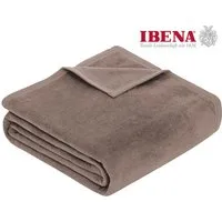Wohndecke Luxus, IBENA, verschiedene Größen, uni, Kuscheldecke, Premium, made in Europe!