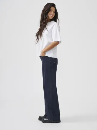 ONLY - ONLMADISON BLUSH HW WIDE DNM REA024 NOOS Dark Blue Denim - Gr. - 32