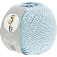 LANA GROSSA SOFT COTTON Häkelwolle, 140 m (weiches, vielseitiges Garn für höchsten Tragekomfort), 50 g