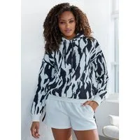 French Connection Hoodie im Allover Print, Loungewear