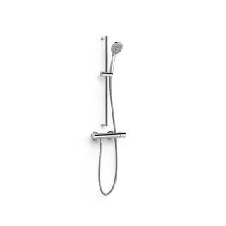 Tres Bausatz Thermostat Aufputz Duschsystem Over wall Rundes ABS Handrad. , 19019601 19019601