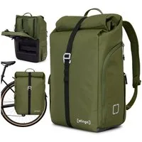 otinga Fahrradtasche Flip V3 Fahrradtasche Rucksack Wasserdicht Gepäckträgerhalterung, 34L Gepäckträgertasche mit Rucksack, Radtasche, in 3 Sekunden umgebaut