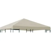 DEGAMO Pavillon-Ersatzdach, für Metall- und Alupavillon 3x3 Meter, PVC-beschichtet wasserdicht