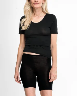 Sylvia Speidel - Shirt Halbarm schwarz - Gr. - 38