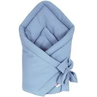 Einschlagdecke BABYLUX Einschlagdecke Musselin BABYHÖRNCHEN 75 x 75 cm Neugeborene, BabyLux, Jeans