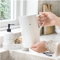 Bastion Collections Wasserkrug Herz, 20 cm hoch, Keramik-Krug & Blumenvase