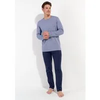Hom Pyjama Modal Comfort (2 tlg) langärmelig, weich, bequem, Brusttasche, Seitentaschen