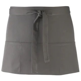 Premier Ladies/Womens Colours 3 Pocket Schürze (Dunkelgrau)