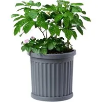 GarPet Pflanzkübel Pflanzkübel Groß Außen Pflanzkübel Halbrund an der Wand Blumenkübel 50