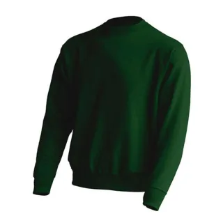JHK - Sweatshirt Rundhalsausschnitt für Herren/Damen Unisex (Flaschengrün)