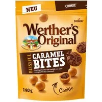 Walkers Kekse, Werthers Original Blissful Caramel Bites Cookie knusprig süß 140g
