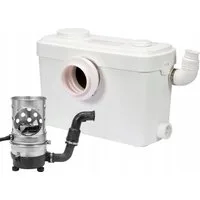 TRIZERATOP Hebeanlage WC Hebeanlage, Fäkalienpumpe, Dusche Waschbecken mit Zerkleinerer 600W (Komplett, Komplett)