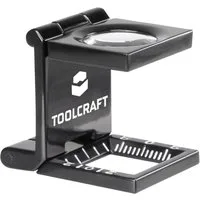 TOOLCRAFT Handlupe TOOLCRAFT 1505088 Fadenzähler Vergrößerungsfaktor: 10 x Linsengröße: