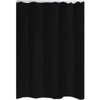Ridder Duschvorhang Standard schwarz Breite 180 cm