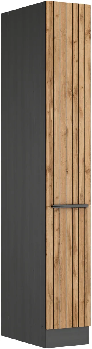 KOCHSTATION Apothekerschrank "KS-Lagos" Breite/Höhe 30/200 cm, mit 5 großen Ablagekörben