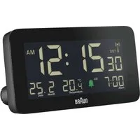 Braun Radiowecker Braun Uhren BC10B Funkwecker Uhren/Wecker Schwarz