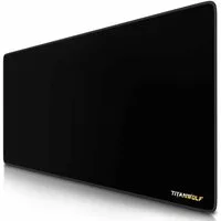 Titanwolf Gaming Mauspad XXL Speed Mousepad 900 x 400 x 3 mm, große Tischunterlage, rutschfest, abwaschbar, Geschwindigkeit & Präzision, Alpha Wrist