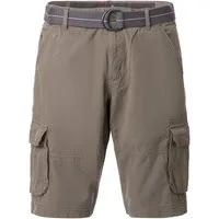 CASAMODA Cargobermudas CASAMODA Herren Cargo-Bermuda BEN Gürtel Regular Khaki