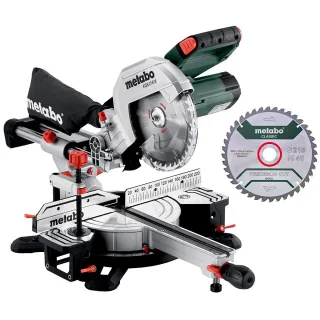 Metabo Kappsäge KGS 216 M Set mit 2. Hartmetall-Sägeblatt - Karton - 613216900