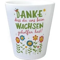 speecheese Blumentopf Danke dass du uns beim Wachsen geholfen hast! Blumentopf für Erzieher