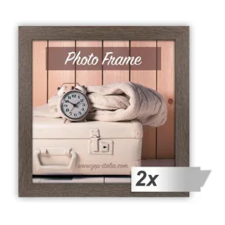 2x1 ZEP Nelson 5 braun 20x20 Holz Bilderrahmen V21205