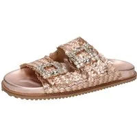 Melvin & Hamilton Eve 1 Leder-Pantoletten für Damen Pantolette Flache Absätze, Echtes Leder