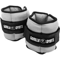 GORILLA SPORTS Zusatzgewichte Gewichtsmanschetten Verstellbar 0,45 - 2,25 kg, 2.25 kg, (2-tlg)