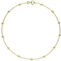 JOBO Fußkette Kugel, 333 Gold 25 cm