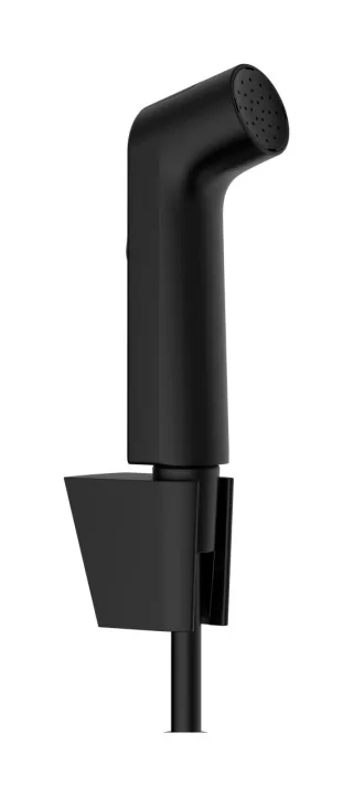 Hansgrohe Handbrause Bidette S 1jet/Porter S m. Textilschlauch 1250mm mattschwarz, 29238670 29238670