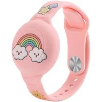 Hurtel GPS-Armband Kinderarmband GPS-Ortungsgerät (wasserdicht, verstellbar, Silikon, für Kinder)