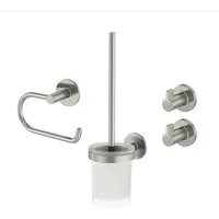 Lenz Badaccessoire-Set HYGGE, 4-teilig, Set mit runden Handtuchhaken