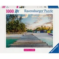 Ravensburger Puzzle Beautiful Islands, Karibische Insel, 1000 Puzzleteile, Made in Germany