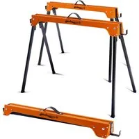 TRUTZHOLM Klappbock 2x Arbeitsbock, Gerüstbock, bis 500 kg, mit Griff, (Set, 2-St), robust, transportabel, klappbar, stabil