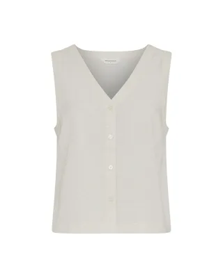 msch copenhagen - MSCHDaria SL Shirt Sand Melange - Gr. - M