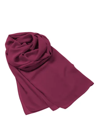 hey kyla - Stola aus Chiffon grape wine - Gr. - OS