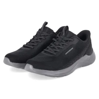 Skechers Slip-Ins Sneaker GARNER ELLIS - Gr. 40 - Schwarz - Textil & Synthetik