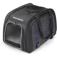 ROCKBROS Tiertransporttasche Transport-Fahrradtasche für Katzen und Hunde max. 10kg