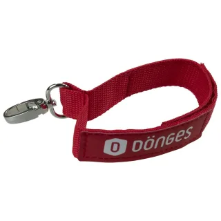 Handschuhhalter | Dönges | rot | mit Klettverschluss und Karabiner | für Handschuhe mit einem Umfang bis 30 cm | stabil