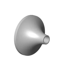 Dornbracht Rosette Ersatzteile 092780010 D. 60 x 37 mm Platin gebürstet 092780010-06