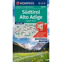 KOMPASS Wanderkarten-Set 699 Südtirol / Alto Adige / South Tyrol (4 Ka / diverse, Wander- und Fahrradkarte in einem - inklusive Offline-Verwendung in der KOMPASS-App. Wander-& Radwege. Panorama. Skitouren. Langlaufen.