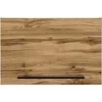 KOCHSTATION Klapphängeschrank KS-Tulsa 50 cm breit, mit 1 Klappe, schwarzer Metallgriff, MDF Front