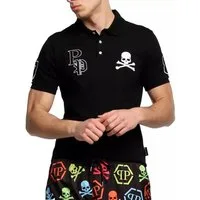 PHILIPP PLEIN Poloshirt SS Multi Skull Logo Polohemd