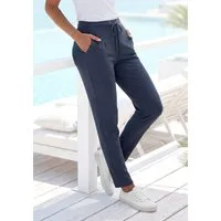 LASCANA Schlupfhose in bequemer Passform und bügelfreiem Material aus glatter Jerseyqualität, leichte Sommerhose mit Taschen, bügelfrei