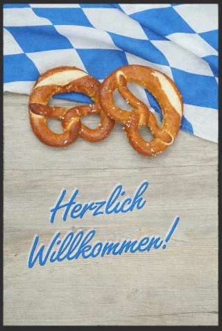 Fussmatte Herzlich Willkommen 10109 | Größe: 60 cm x 90 cm