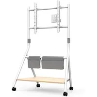 FITUEYES TV-Ständer, (bis 78,00 Zoll, Mobiler TV Stand Rollbar)
