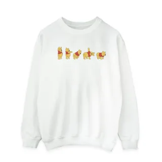 Disney Herren Winnie The Pooh Stretching Sweatshirt (weiß)